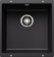 BLANCO ROTAN 400-U, SILGRANIT, black, w/o drain remote control, w/o bowl layout, 500 mm min. cabinet size