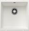 BLANCO ROTAN 400-U, SILGRANIT, white, w/o drain remote control, w/o bowl layout, 500 mm min. cabinet size