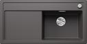 BLANCO ZENAR XL 6 S, SILGRANIT, rock grey, with drain remote control, w/o accessories, Bowl right, 600 mm min. cabinet size