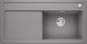 BLANCO ZENAR XL 6 S, SILGRANIT, alu metallic, incl. chopping board wood, Bowl right, 600 mm min. cabinet size