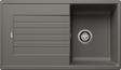 BLANCO ZIA 45 SL, SILGRANIT, volcano grey, w/o drain remote control, reversible, 450 mm min. cabinet size