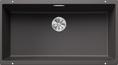 BLANCO SUBLINE 800-U, SILGRANIT, rock grey, w/o drain remote control, w/o bowl layout, 900 mm min. cabinet size