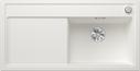 BLANCO ZENAR XL 6 S, SILGRANIT, white, with drain remote control, w/o accessories, Bowl right, 600 mm min. cabinet size