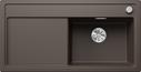 BLANCO ZENAR XL 6 S, SILGRANIT, coffee, incl. chopping board wood, Bowl right, 600 mm min. cabinet size
