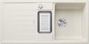 BLANCO LEXA 6 S, SILGRANIT, soft white, with drain remote control, with accessories, reversible, 600 mm min. cabinet size