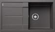 BLANCO METRA 5 S, SILGRANIT, rock grey, w/o drain remote control, reversible, 500 mm min. cabinet size