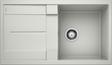 BLANCO METRA 5 S, SILGRANIT, pearl grey, w/o drain remote control, reversible, 500 mm min. cabinet size