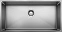 BLANCO QUATRUS R15 800-IU, Edelstahl Bürstfinish, ohne Ablaufgarnitur, keine Beckenlage, 900 mm Untermaß