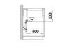 BLANCO ROTAN 700-U, SILGRANIT, alu metallic, w/o drain remote control, w/o bowl layout, 800 mm min. cabinet size