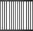 Klappmatte 460x440 schwarzmatt, Edelstahl/Silikon, schwarz matt