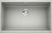 BLANCO SUBLINE 700-U, SILGRANIT, perlgrau, ohne Ablauffernbedienung, keine Beckenlage, 800 mm Untermaß