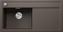 BLANCO ZENAR XL 6 S, SILGRANIT, coffee, incl. chopping board wood, Bowl left, 600 mm min. cabinet size