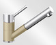 BLANCO ANTAS-S, brass Ceramic-Look dual finish, cashmere/chrome, High Pressure