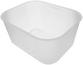 Colander CRON 6 S plastic white translucent, plastic, translucent white