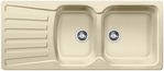 BLANCO NOVA 8 S, SILGRANIT, champagne, vidage manuel, avec siphon, réversible, 800 mm Taille sous meuble min.