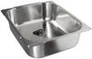 Spülwanne Edelstahl mit Stopfen PLENTA, Edelstahl