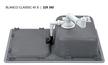 BLANCO CLASSIC 45 S, SILGRANIT, white, w/o drain remote control, reversible, 450 mm min. cabinet size