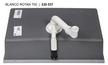 BLANCO ROTAN 700-U, SILGRANIT, alu metallic, w/o drain remote control, w/o bowl layout, 800 mm min. cabinet size
