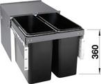 BLANCO SELECT ECON 45/2, plastic, sheet steel, 450 mm min. cabinet size