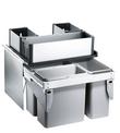 BLANCO SELECT LUXON 60/3 with BLANCO SYSTEMA storage shelf until April 2009, plastic, stainless steel, 600 mm min. cabinet size