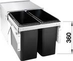 BLANCO SELECT 45/2 TOPMAT, Couvercle Inox, 450 mm Taille sous meuble min.