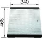Cutting board safety glass AXIA 466 x 340 mm (replace by 225124), safety glass