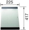 Cutting board safety glass AXIA 9 E (replaced by 225121), safety glass