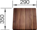 Chopping board solid nut STATURA 350 x 290 mm, solid nutwood