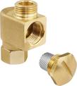 Dirt filter angle valve 1/2" with seal