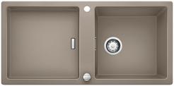 BLANCO ADON XL 6 S, SILGRANIT, tartufo, with drain remote control, with accessories, reversible, 600 mm min. cabinet size