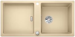 BLANCO ADON XL 6 S, SILGRANIT, champagne, with drain remote control, w/o accessories, reversible, 600 mm min. cabinet size