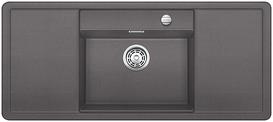 BLANCO ALAROS 6 S, SILGRANIT, rock grey, with drain remote control, with accessories, Bowl centred, 600 mm min. cabinet size