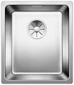 BLANCO ANDANO 340-IF, Stainless steel satin polish, with drain remote control, w/o bowl layout, 400 mm min. cabinet size