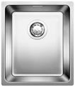BLANCO ANDANO 340-U, Stainless steel satin polish, with drain remote control, w/o bowl layout, 400 mm min. cabinet size
