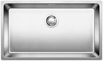 BLANCO ANDANO 700-IF, Stainless steel satin polish, with drain remote control, w/o bowl layout, 800 mm min. cabinet size