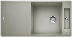 BLANCO AXIA III XL 6 S without pop-up waste, SILGRANIT, pearl grey, incl. chopping board wood, reversible, 600 mm min. cabinet size