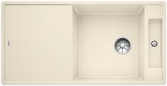 BLANCO AXIA III XL 6 S without pop-up waste, SILGRANIT, jasmine, incl. chopping board wood, reversible, 600 mm min. cabinet size