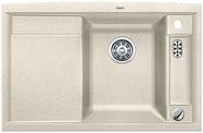 BLANCO AXIA II 45 S, SILGRANIT, sand, with drain remote control, with accessories, Bowl right, 450 mm min. cabinet size