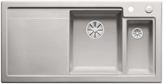 BLANCO AXON II 6 S, Ceramic PuraPlus, alu grey, with drain remote control, with accessories, Bowl right, 600 mm min. cabinet size