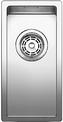 BLANCO CLARON 180-U, Stainless steel satin polish, w/o drain remote control, w/o bowl layout, 300 mm min. cabinet size