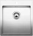 BLANCO CLARON 400-IF/A, Stainless steel satin polish, w/o drain remote control, w/o bowl layout, 450 mm min. cabinet size