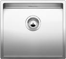 BLANCO CLARON 450-IF, Stainless steel satin polish, w/o drain remote control, w/o bowl layout, 500 mm min. cabinet size
