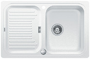 BLANCO CLASSIC 45 S-F, SILGRANIT until 10-2014, white, with drain remote control, reversible, 450 mm min. cabinet size