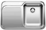 BLANCO CLASSIC 4 S-IF, Stainless steel satin polish, w/o drain remote control, Bowl right, 450 mm min. cabinet size