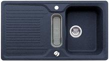 BLANCO CLASSIC 5 S, SILGRANIT, night blue, with drain remote control, with accessories, reversible, 500 mm min. cabinet size