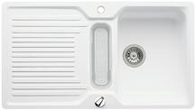 BLANCO CLASSIC 5 S-F, SILGRANIT until 10-2014, white, with drain remote control, with colander, reversible, 500 mm min. cabinet size