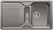 BLANCO CLASSIC 5 S, SILGRANIT, alu metallic, w/o drain remote control, reversible, 500 mm min. cabinet size