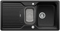 BLANCO CLASSIC 6 S, SILGRANIT until 10-2014, anthracite, with drain remote control, with plastic colander, reversible, 600 mm min. cabinet size