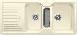 BLANCO CLASSIC 8 S, SILGRANIT, jasmine, incl. plastic colander, reversible, 800 mm min. cabinet size