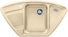 BLANCO CLASSIC 9 E, SILGRANIT, champagne, w/o drain remote control, w/o accessories, Bowl centred, 600 mm min. cabinet size